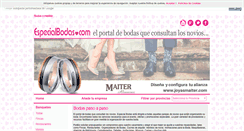 Desktop Screenshot of especialbodas.com